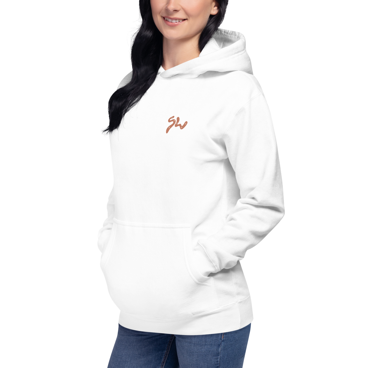 Sweat à Capuche Swell - white cream
