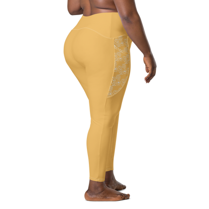 Legging recyclé avec poches - orangebud
