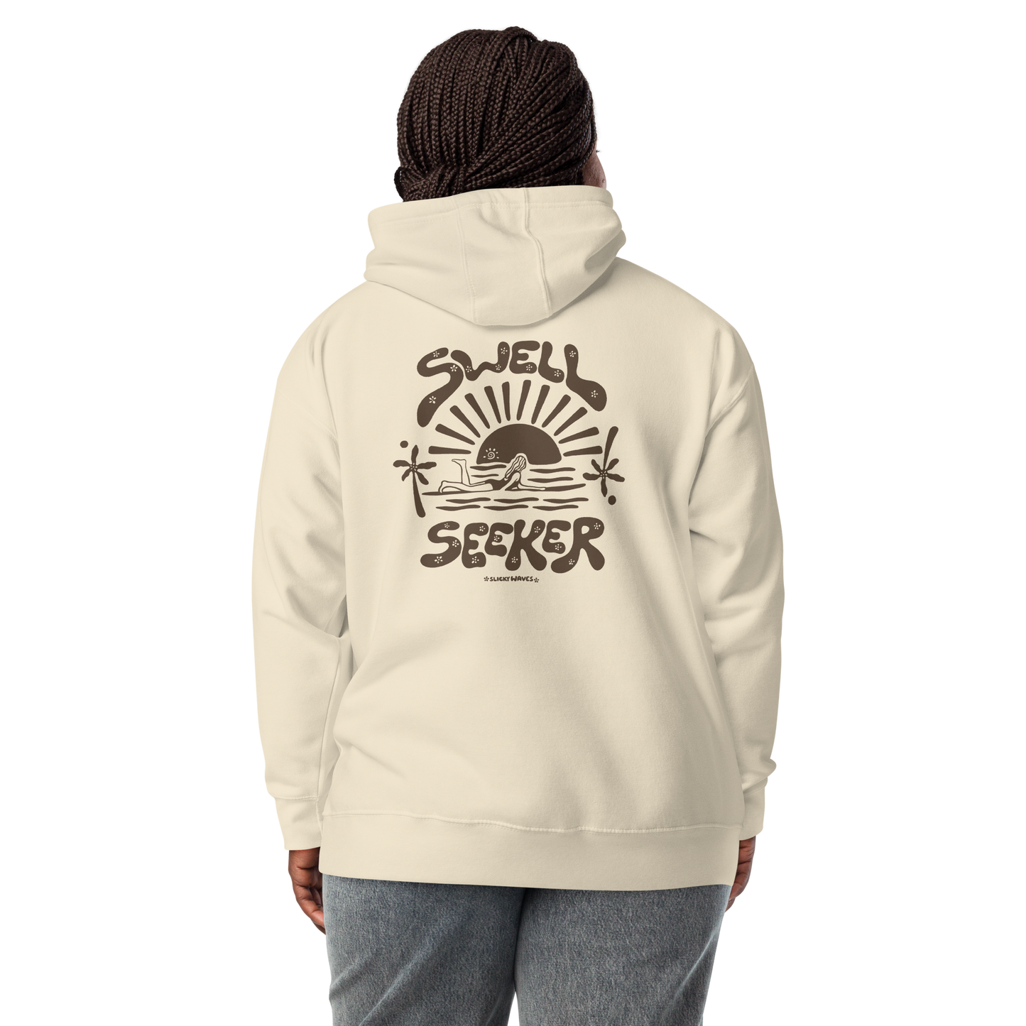 Sweat à Capuche Swell - brown