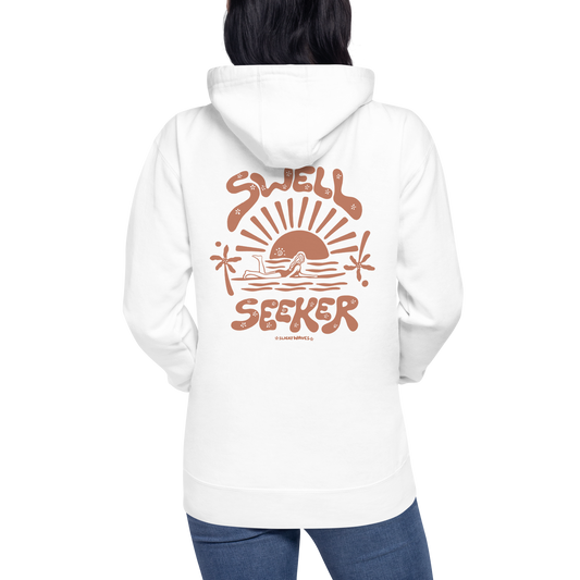 Sweat à Capuche Swell - white cream
