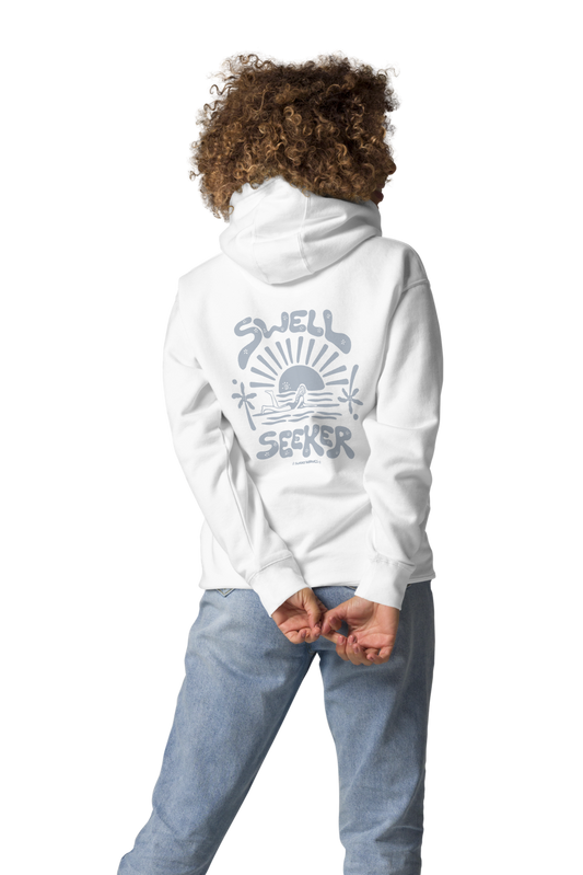 Sweat à Capuche Swell - white