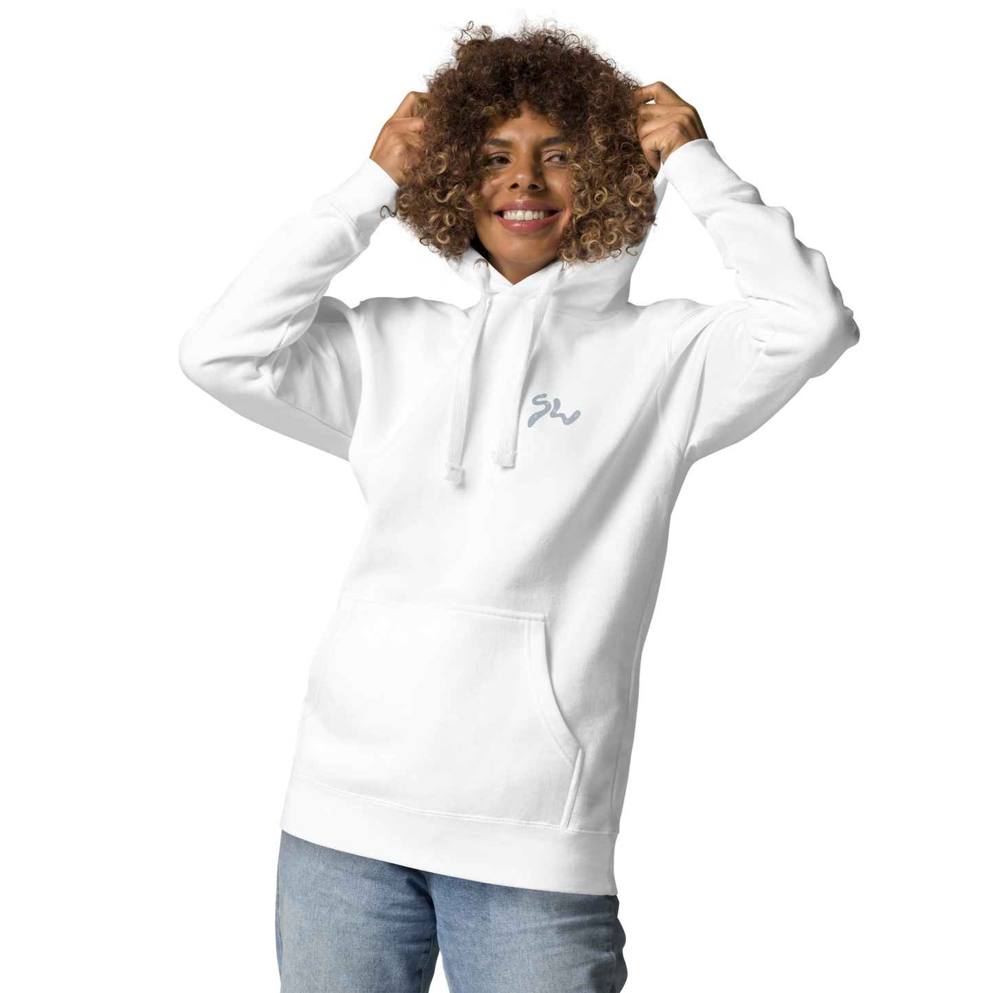Sweat à Capuche Swell - white