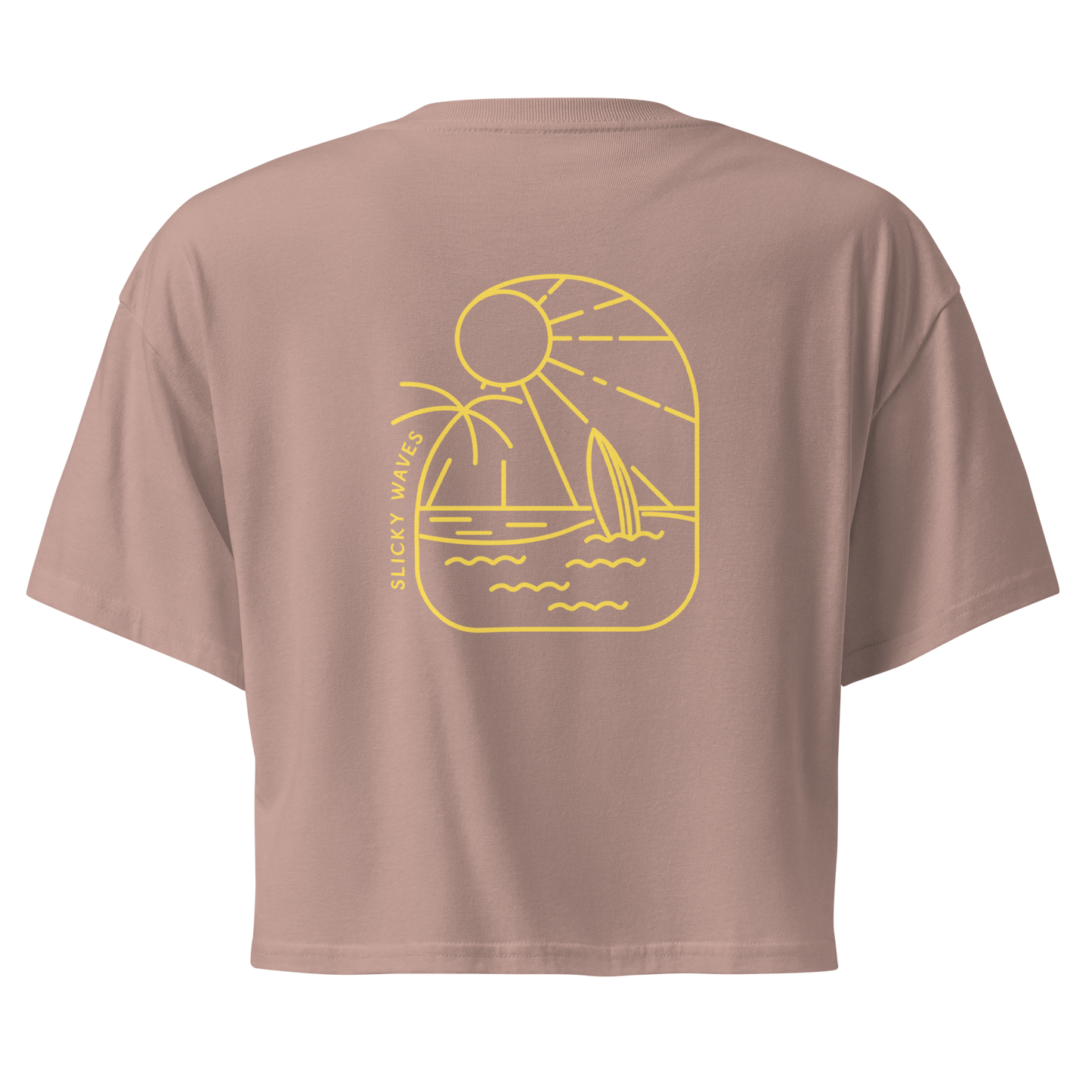 Crop top - sandy mauve