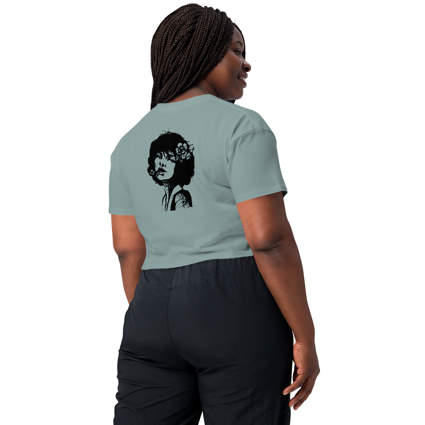 Crop top - Sandrine peace blue