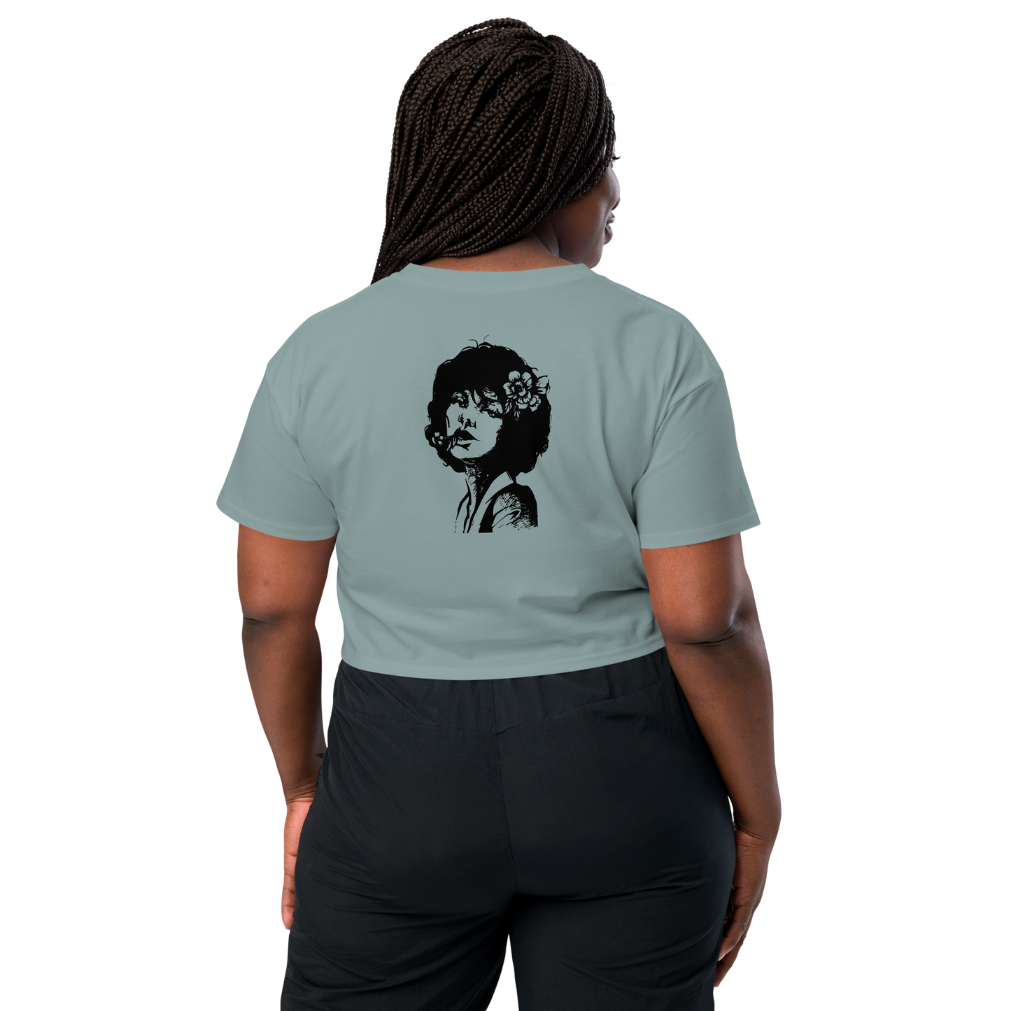 Crop top - Sandrine peace blue