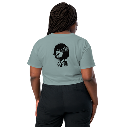 Crop top - Sandrine peace blue